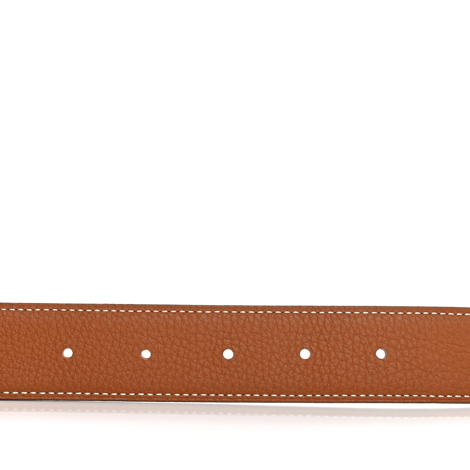 Hermes Box Togo 32mm H Belt 85 Black Gold 4 of 5