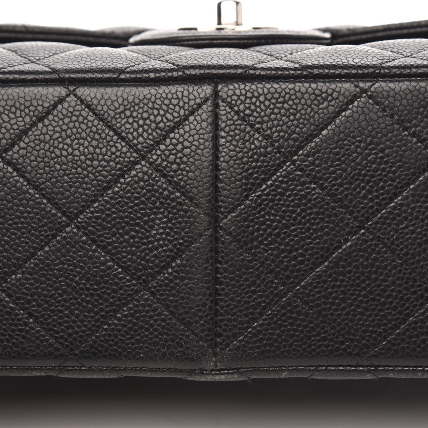 Chanel Caviar Quilted Jumbo Double Flap Black 12 of 20