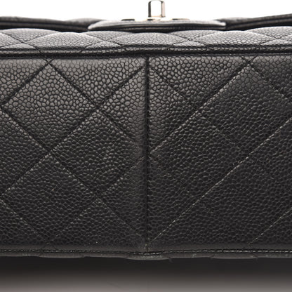 Chanel Caviar Quilted Jumbo Double Flap Black 12 of 20
