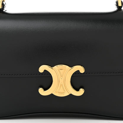 Celine Shiny Calfskin Teen Lola Bag Black 8 of 10