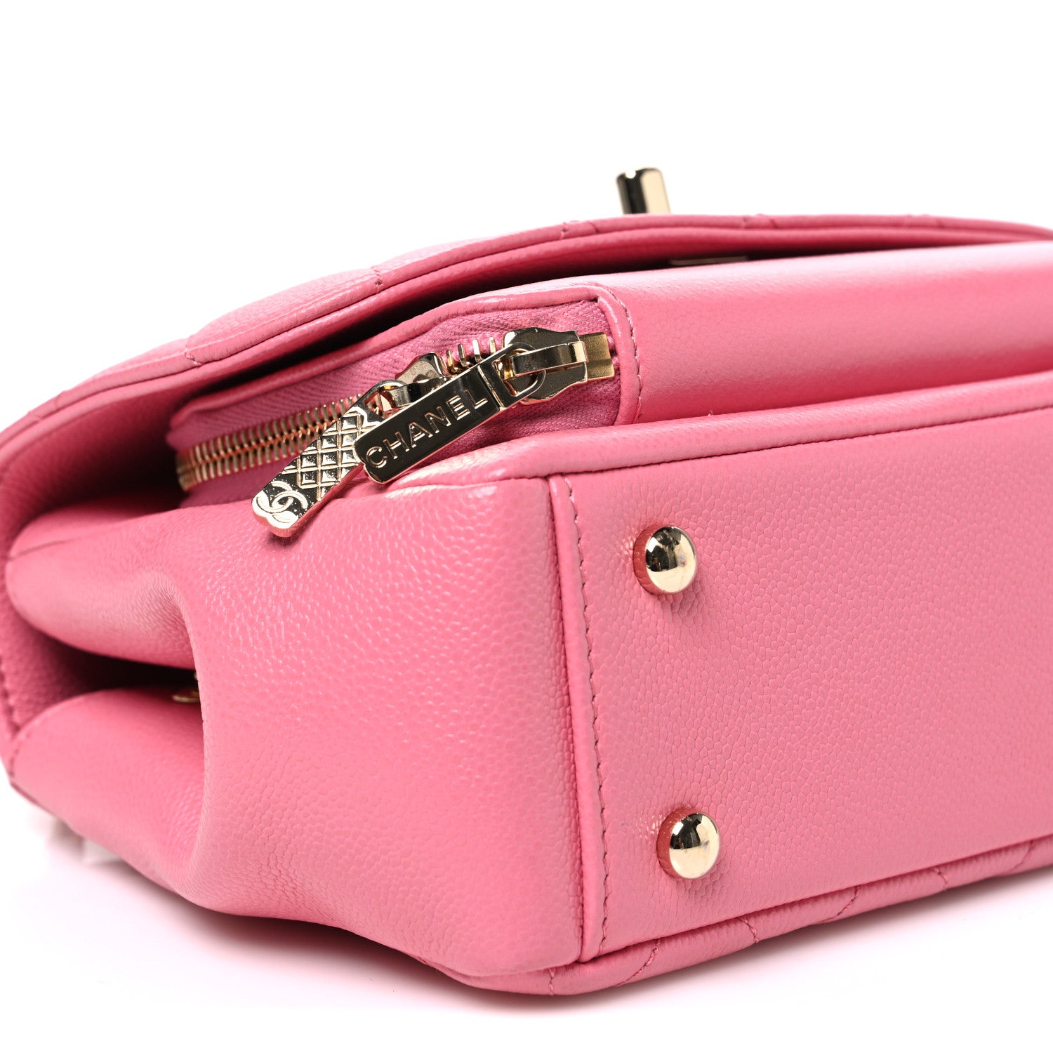 Chanel Caviar Quilted Small Business Affinity Flap Pink 8 of 10