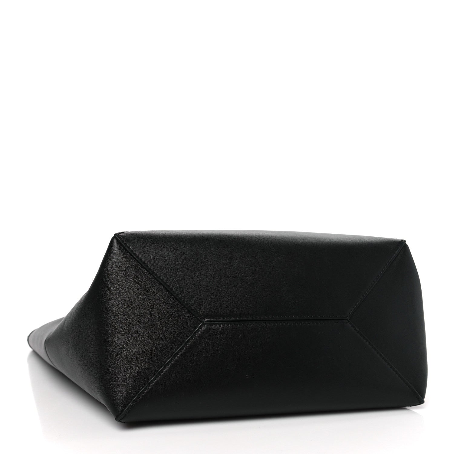 Loewe Shiny Calfskin Medium Puzzle Fold Tote Black 4 of 9