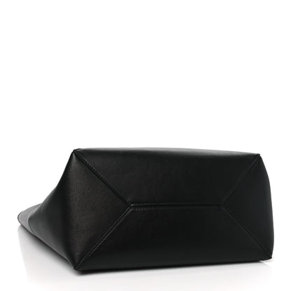 Loewe Shiny Calfskin Medium Puzzle Fold Tote Black 4 of 9