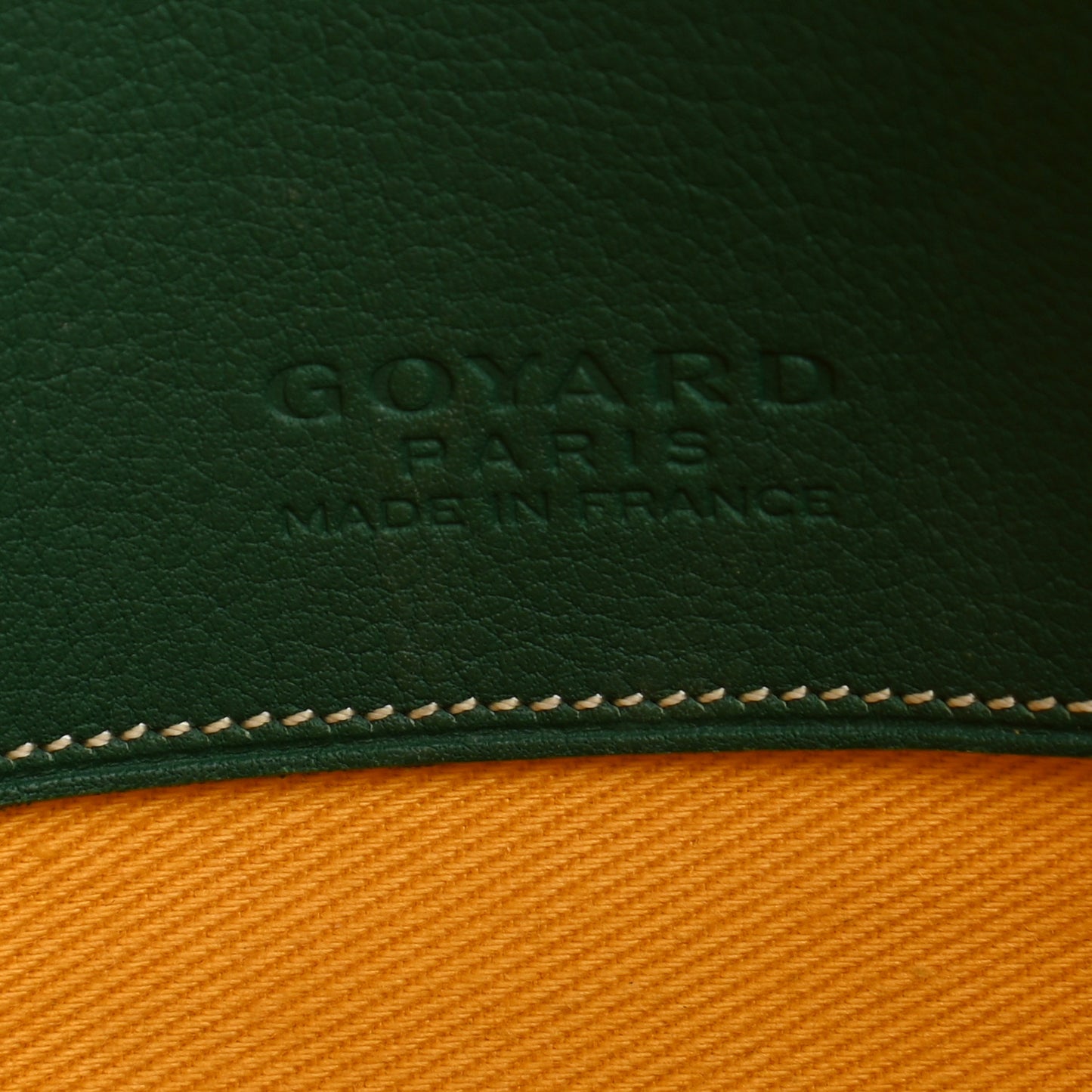 Goyardine Senat Pochette MM Green