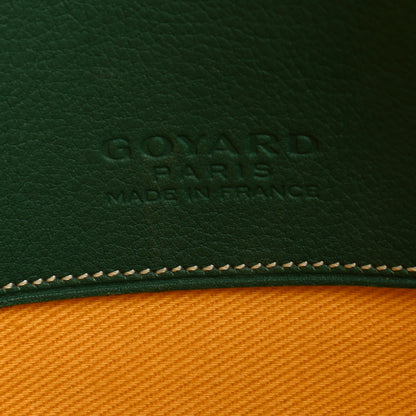 Goyard Goyardine Senat Pochette MM Green 6 of 9