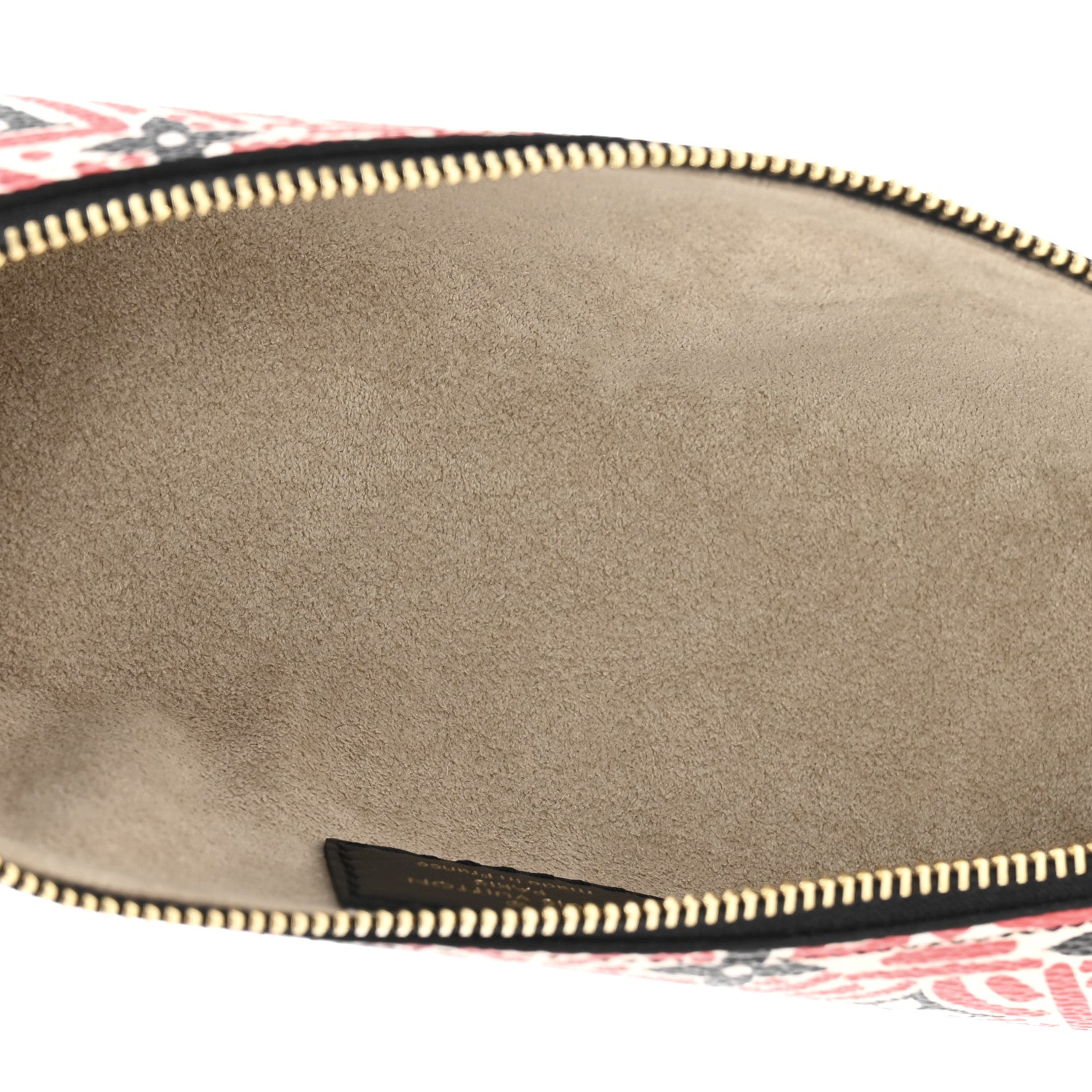 Louis Vuitton Monogram Giant Crafty Elizabeth Pencil Pouch Creme Rouge Black 5 of 8