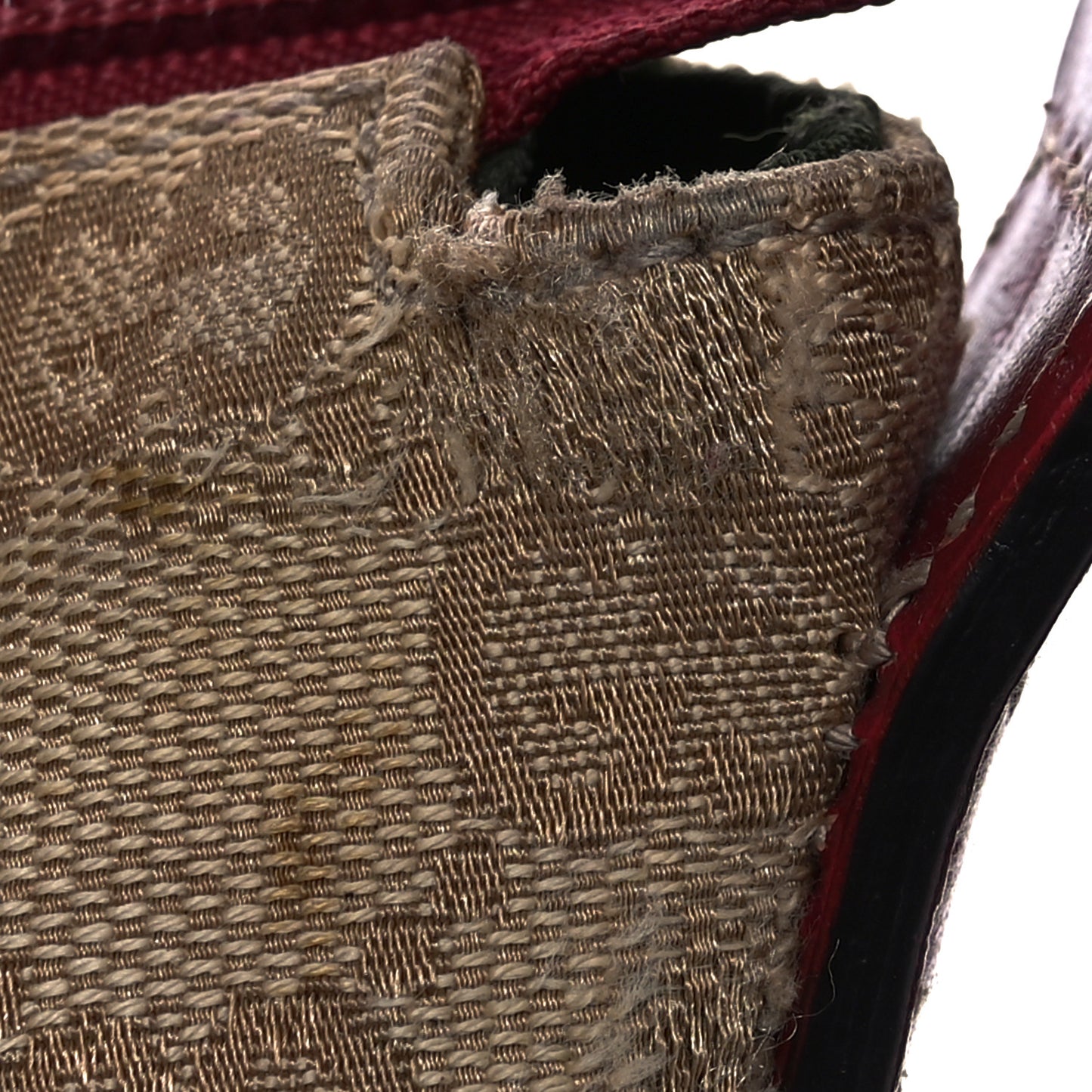 Monogram Calfskin Perforated Medium Flat Messenger Bag Red