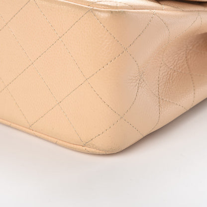 Chanel Caviar Quilted Jumbo Double Flap Beige Clair 12 of 14