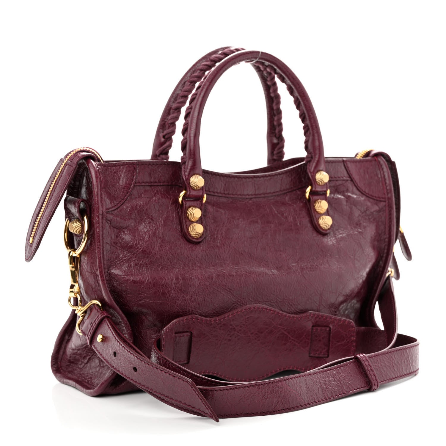 Balenciaga Agneau Giant 12 Gold Hardware S City Violet Prune 4 of 11