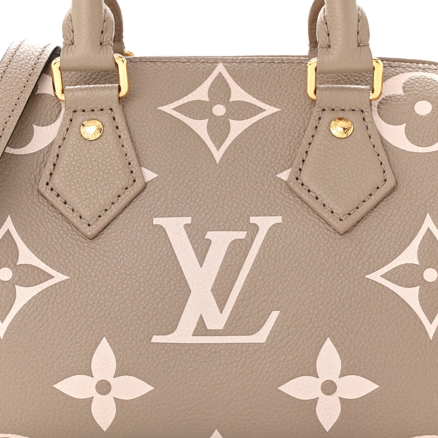 Empreinte Monogram Giant Speedy Bandouliere 20 Creme Beige