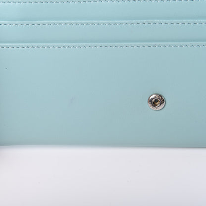 Fendi Vitello Century Lucido Hypnoteyes Studded Continental Wallet on Chain Turchese Pallido White Multicolor 11 of 11