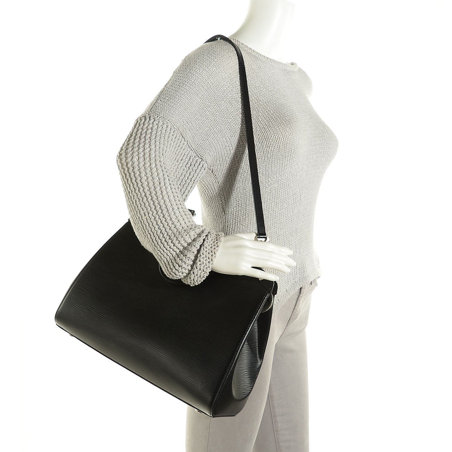 Louis Vuitton Epi Brea MM Black 2 of 7