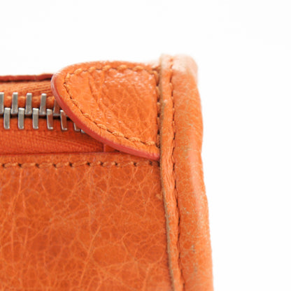 Balenciaga Agneau Giant 12 Silver Hardware Work Tangerine 9 of 10
