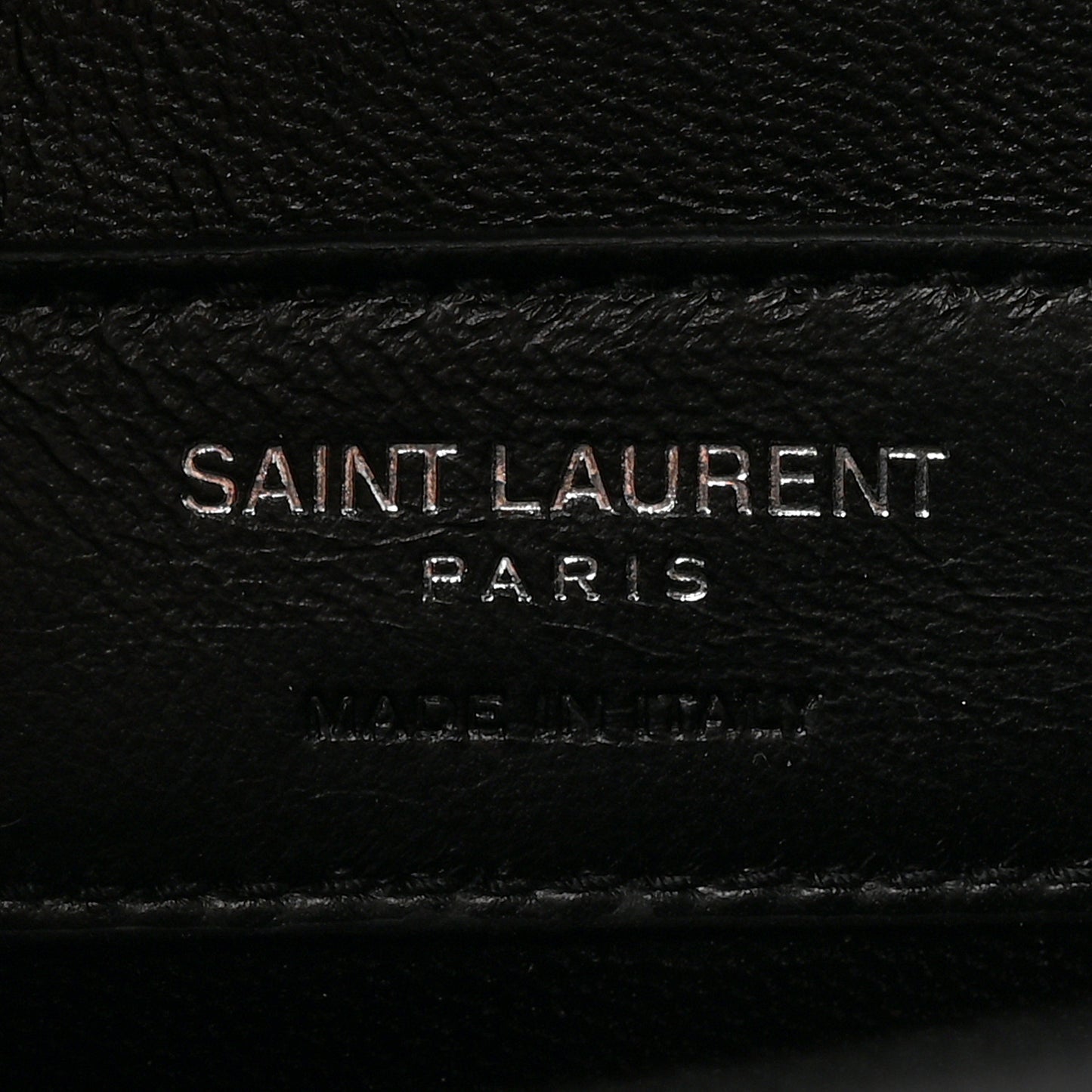 Grain De Poudre Monogram Cassandre Clutch Black