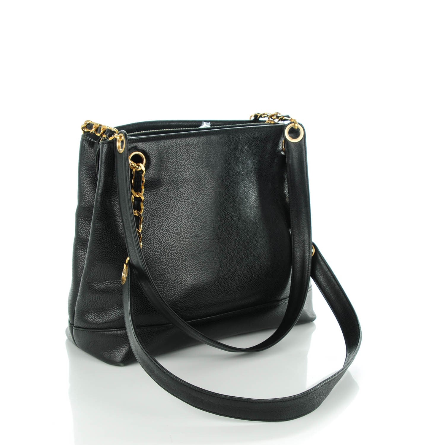 Chanel Caviar CC Shoulder Bag Black 3 of 8