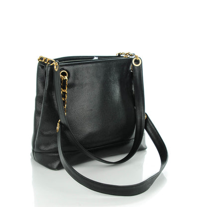 Chanel Caviar CC Shoulder Bag Black 3 of 8