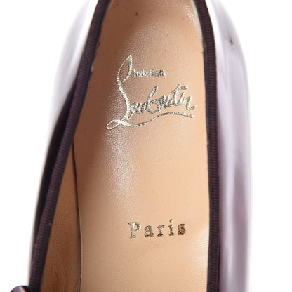 Christian Louboutin CHRISTIAN LOUBOUTIN Mirror Patent Octavian Bolla Flat Loafer 38.5 Ruby 7 of 12