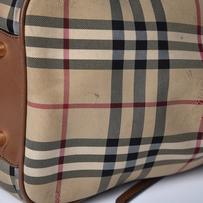 Burberry Horseferry Check Small Canterbury Tote Tan 19 of 20