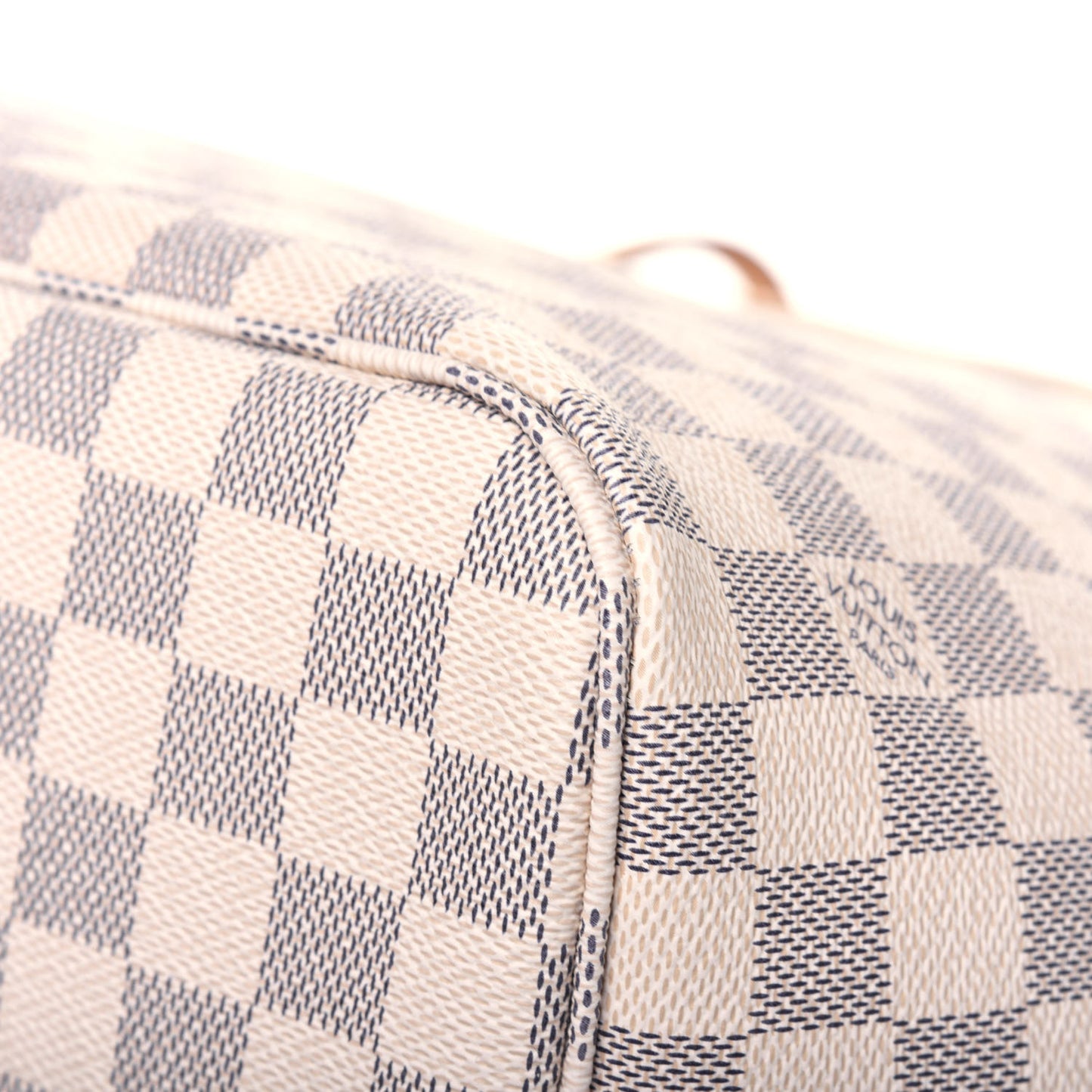 Damier Azur Neo Neverfull MM Rose Ballerine