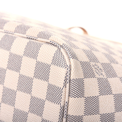 Louis Vuitton Damier Azur Neo Neverfull MM Rose Ballerine 12 of 12