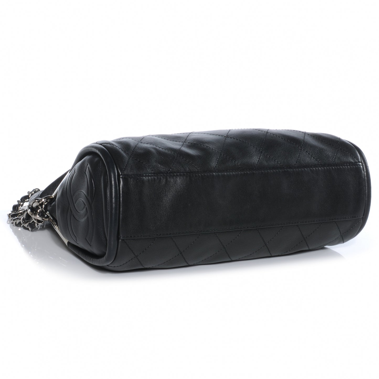 Lambskin Medium Ultimate Soft Tote Black