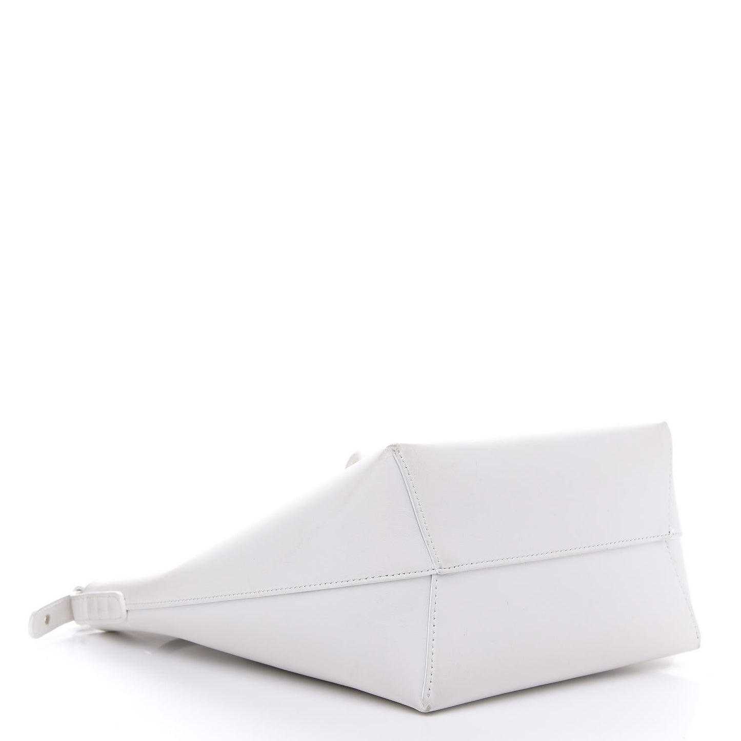 Calfskin Mini Bucket Bag White