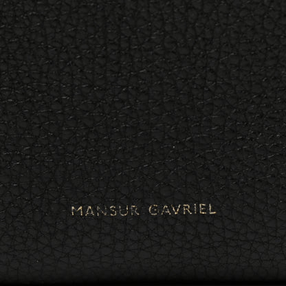 Mansur Gavriel Tumbled Calfskin Bucket Bag Black 6 of 14