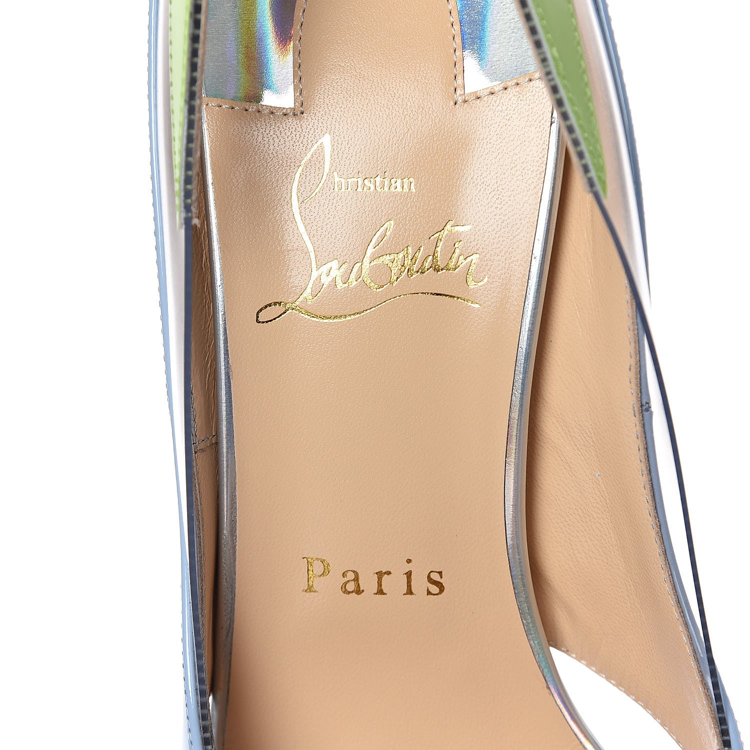 Christian Louboutin Patent PVC Blake is Back 120 Pumps 38.5 Version Multi 8 of 11