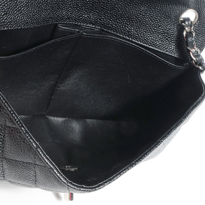 Chanel Caviar East West Flap Bag Black 6 of 8