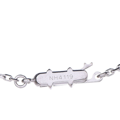 Cartier 18K White Gold Diamond Small Hearts and Symbols Pendant Necklace 6 of 6