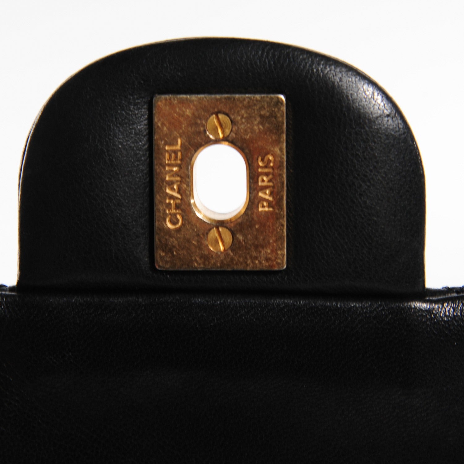 Chanel Lambskin Quilted Cruise Charm Medium Single Flap Black 8 of 8