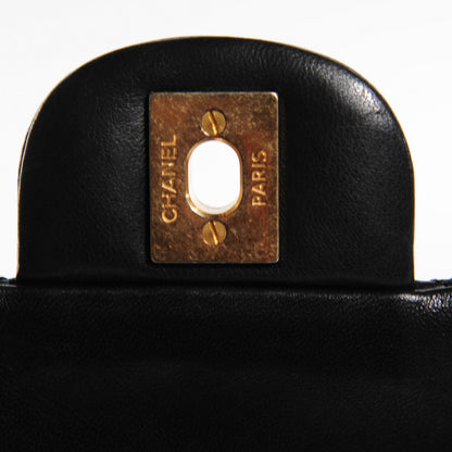 Chanel Lambskin Quilted Cruise Charm Medium Single Flap Black 8 of 8