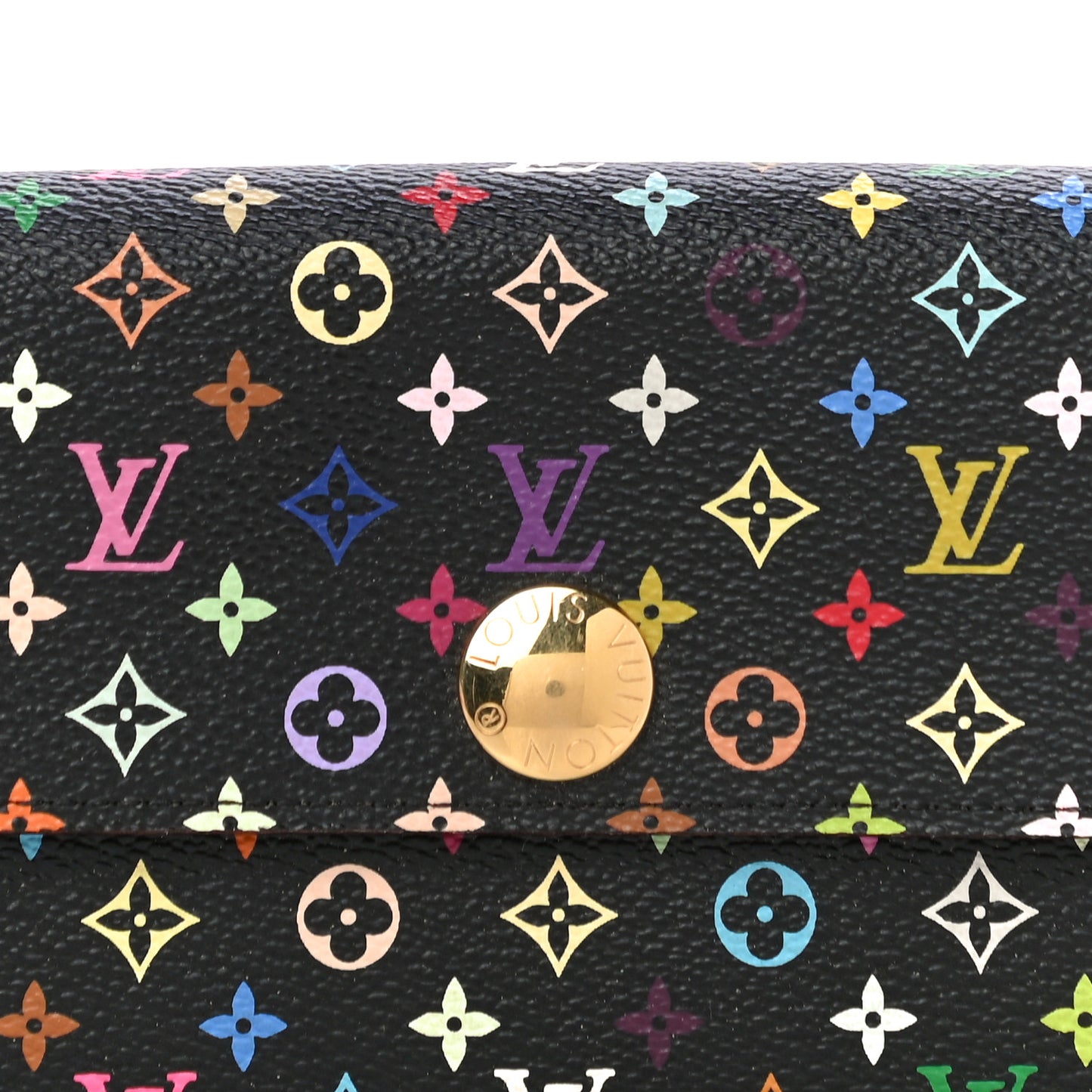 Monogram Multicolor Sarah Wallet Black Grenade
