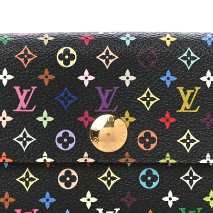 Louis Vuitton Monogram Multicolor Sarah Wallet Black Grenade 7 of 11