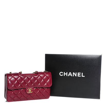 Chanel Calfskin Perfect Edge Large Flap Burgundy 9 of 9