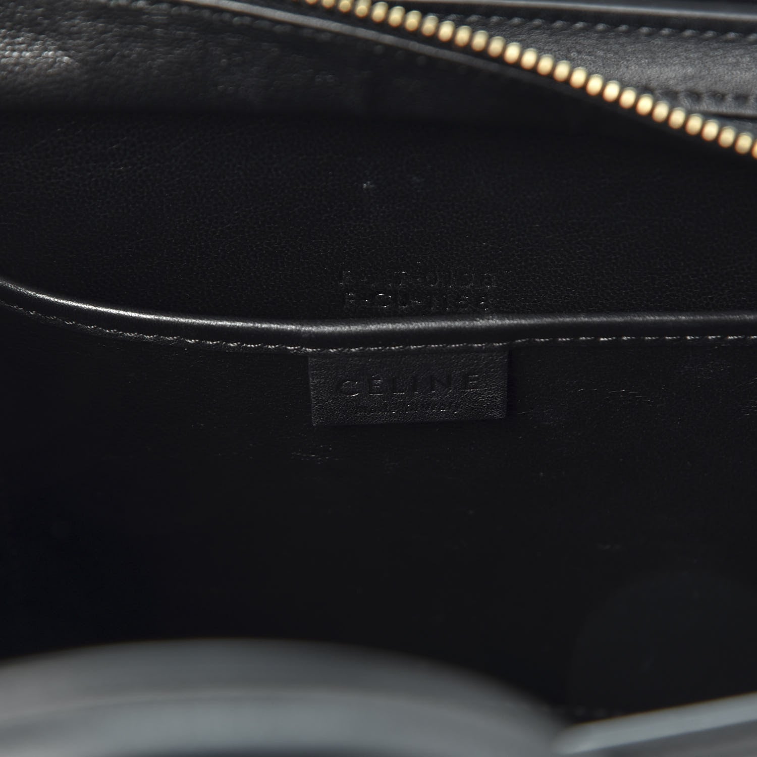 Celine Smooth Calfskin Nano Luggage Black 7 of 9