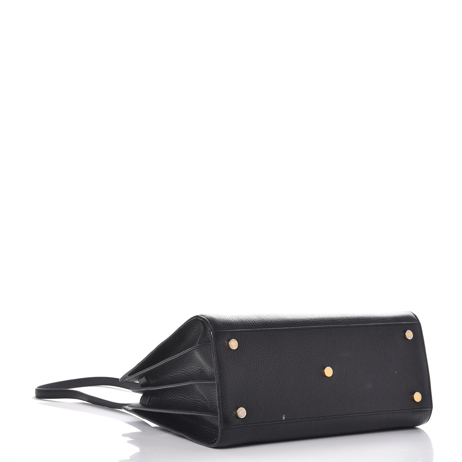 Saint Laurent Grained Calfskin Small Sac De Jour Black 5 of 12