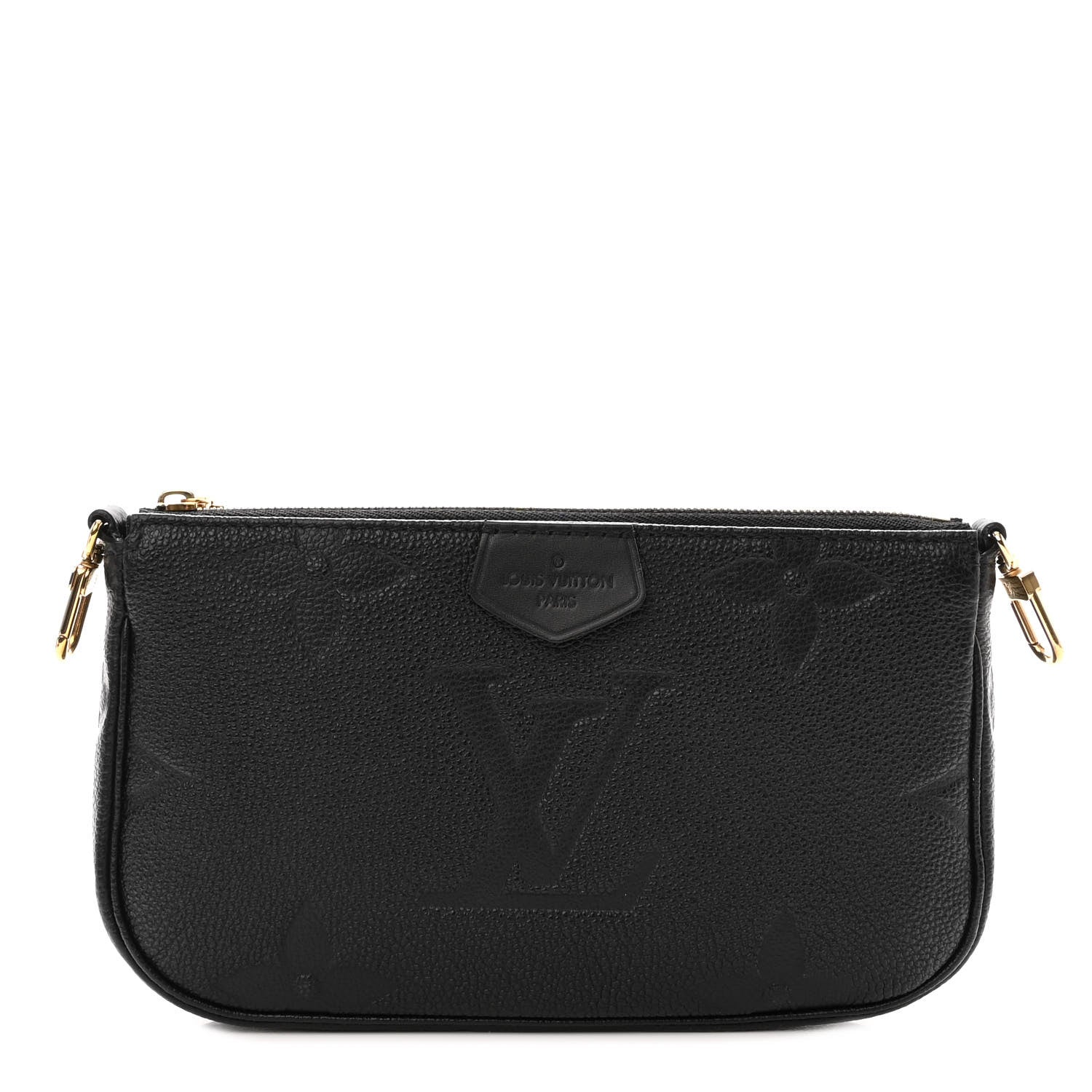 Louis Vuitton Empreinte Monogram Giant Multi Pochette Accessories Small Pochette Black 1 of 8