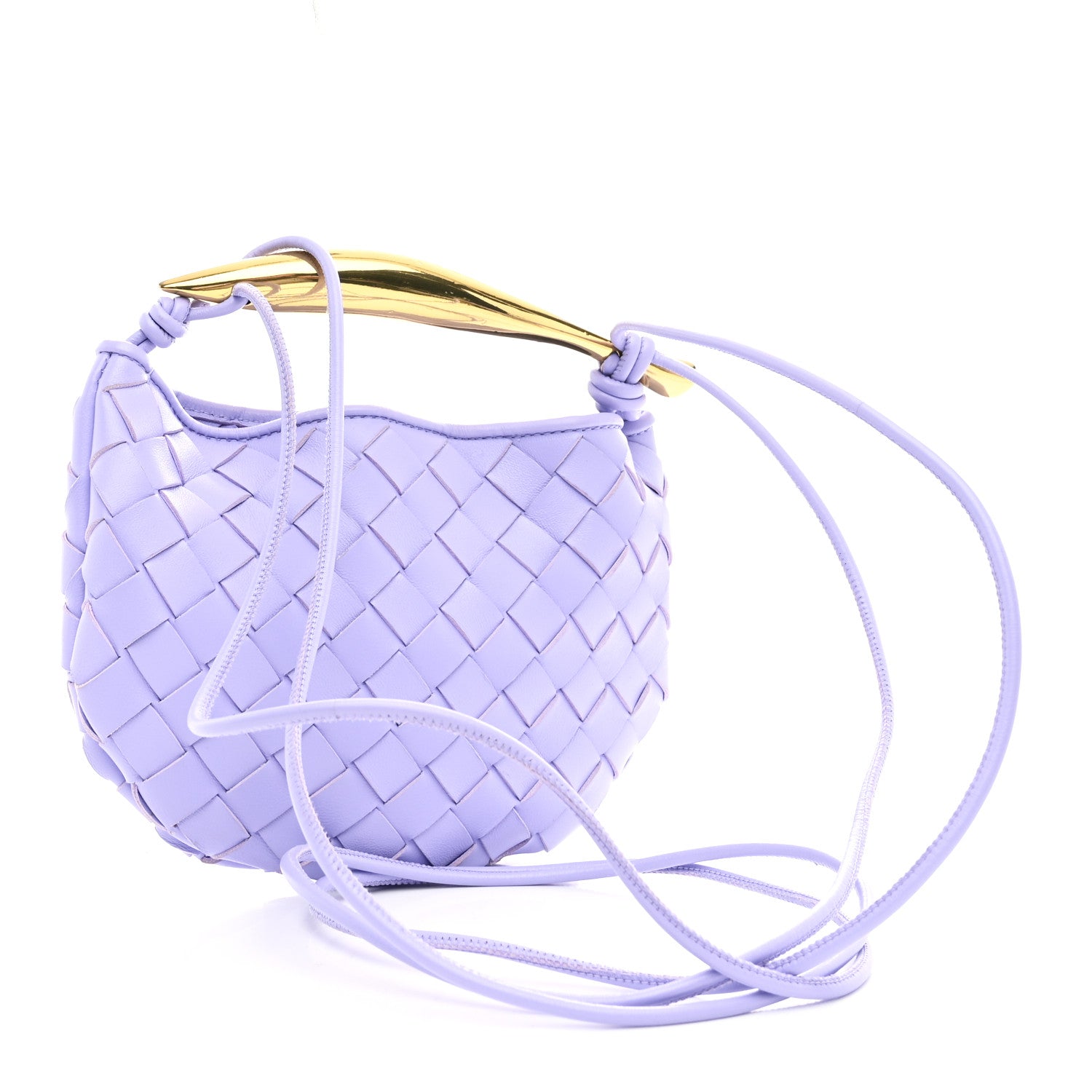 Bottega Veneta Nappa Intrecciato Mini Sardine Bag Amethyst 3 of 9