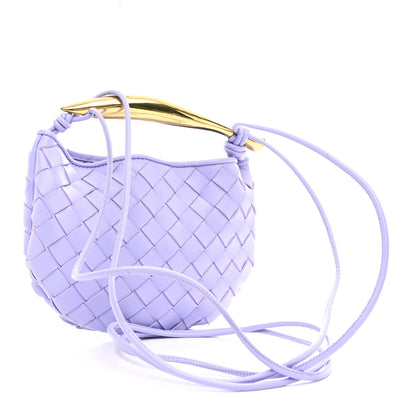 Bottega Veneta Nappa Intrecciato Mini Sardine Bag Amethyst 3 of 9