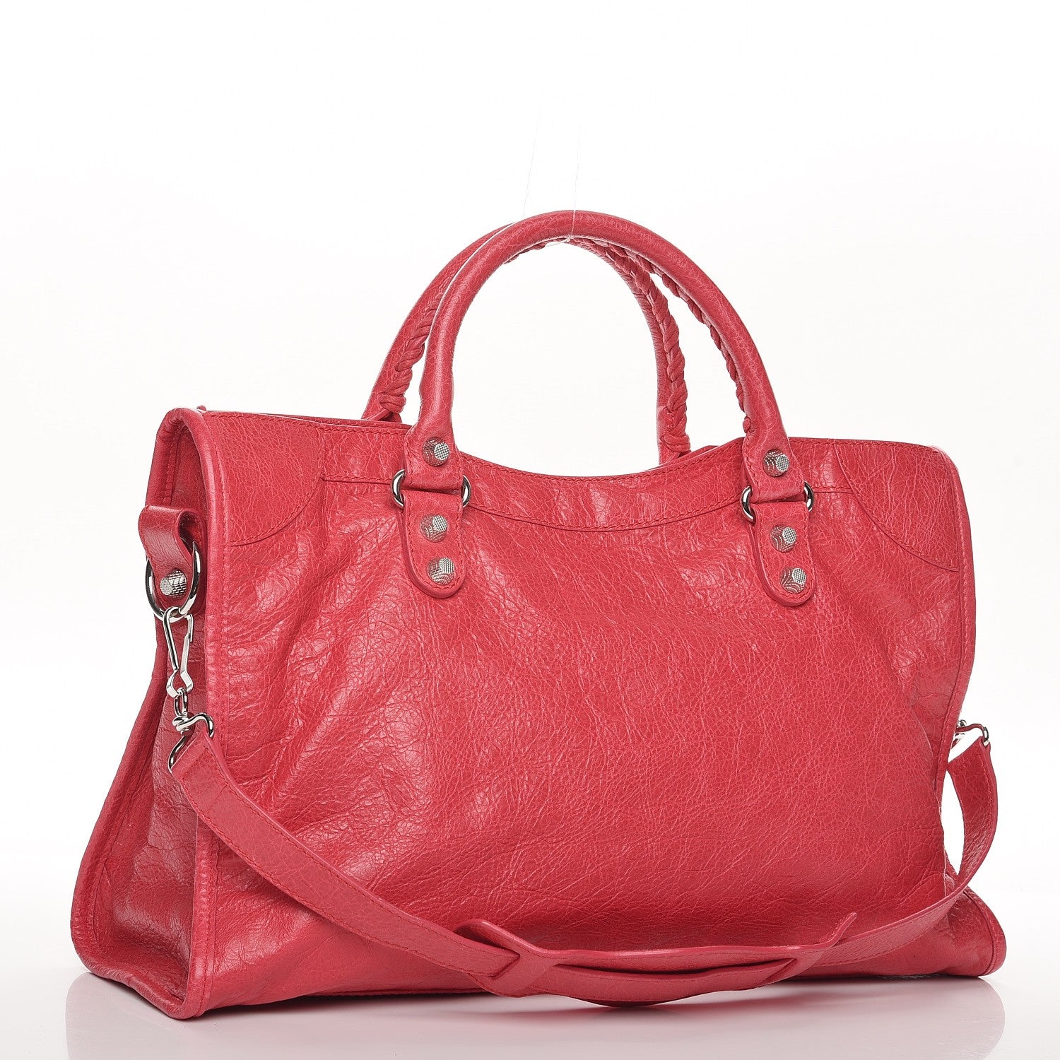 Balenciaga Agneau Giant 12 Silver Hardware City Rose Thulian 4 of 8