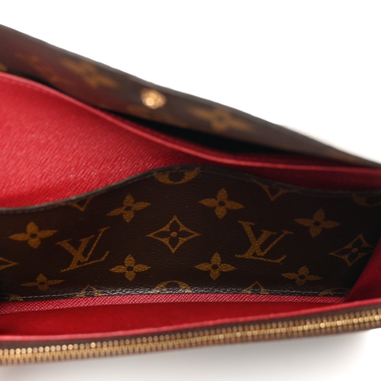 Louis Vuitton Monogram Emilie Wallet Rouge 5 of 11