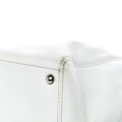 Chanel Calfskin Cerf Executive Shopper Tote White 28 of 33