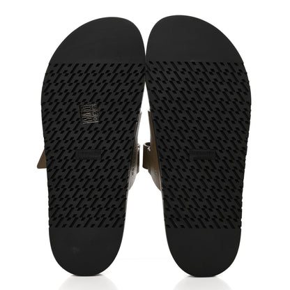 Hermes Epsom Womens Chypre Sandals 41 Etoupe 5 of 8