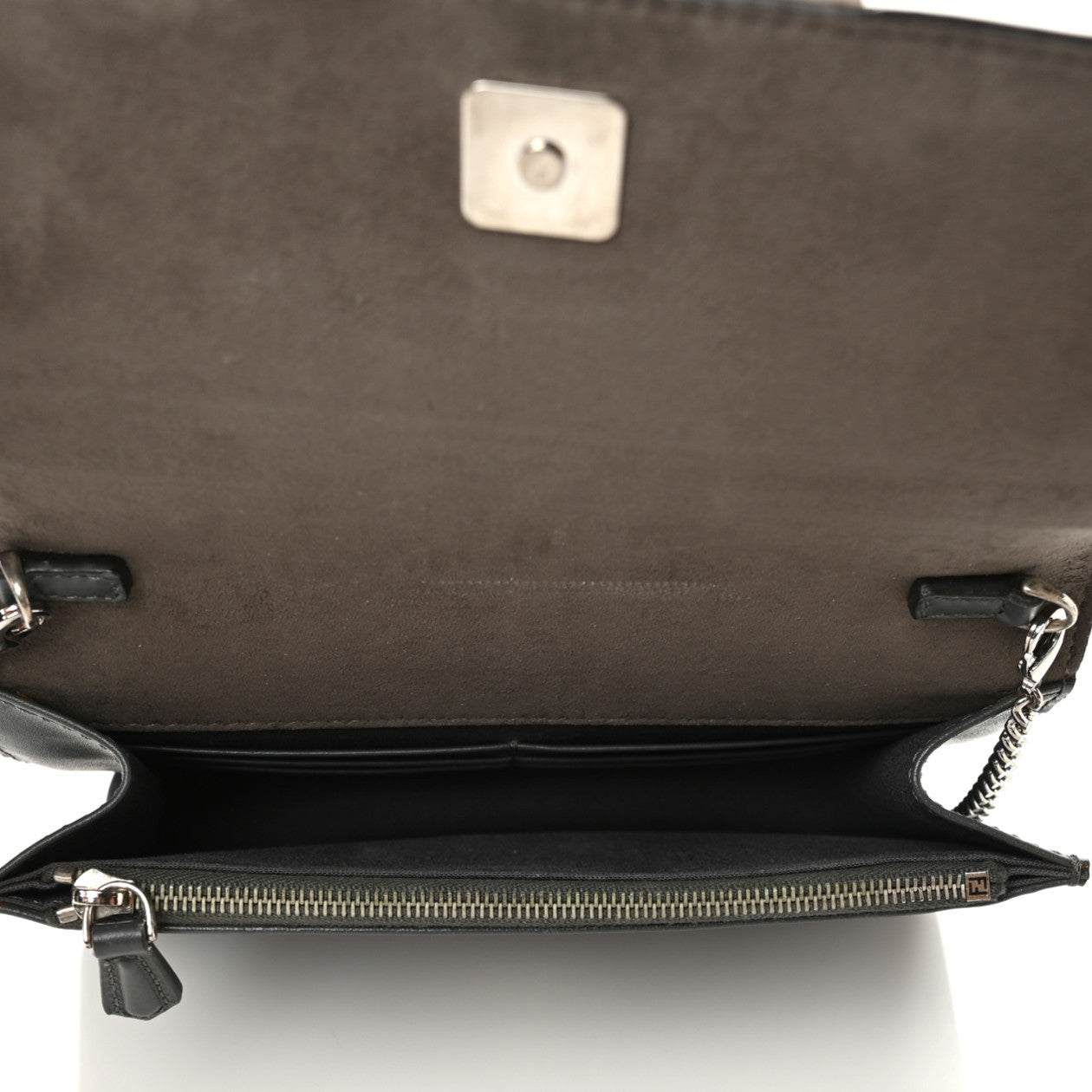 Vitello Liberty Studded Tube Wallet On Chain Asfalto Multicolor