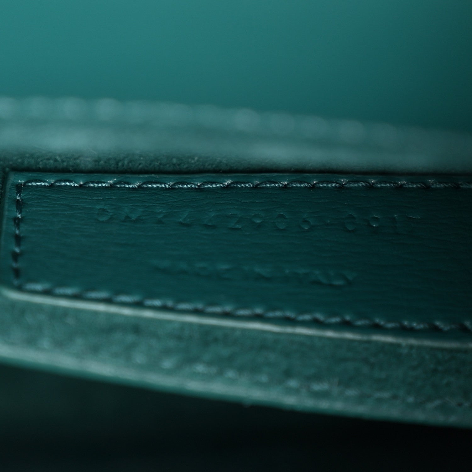 Saint Laurent Calfskin Medium Monogram Sunset Malachite 7 of 10