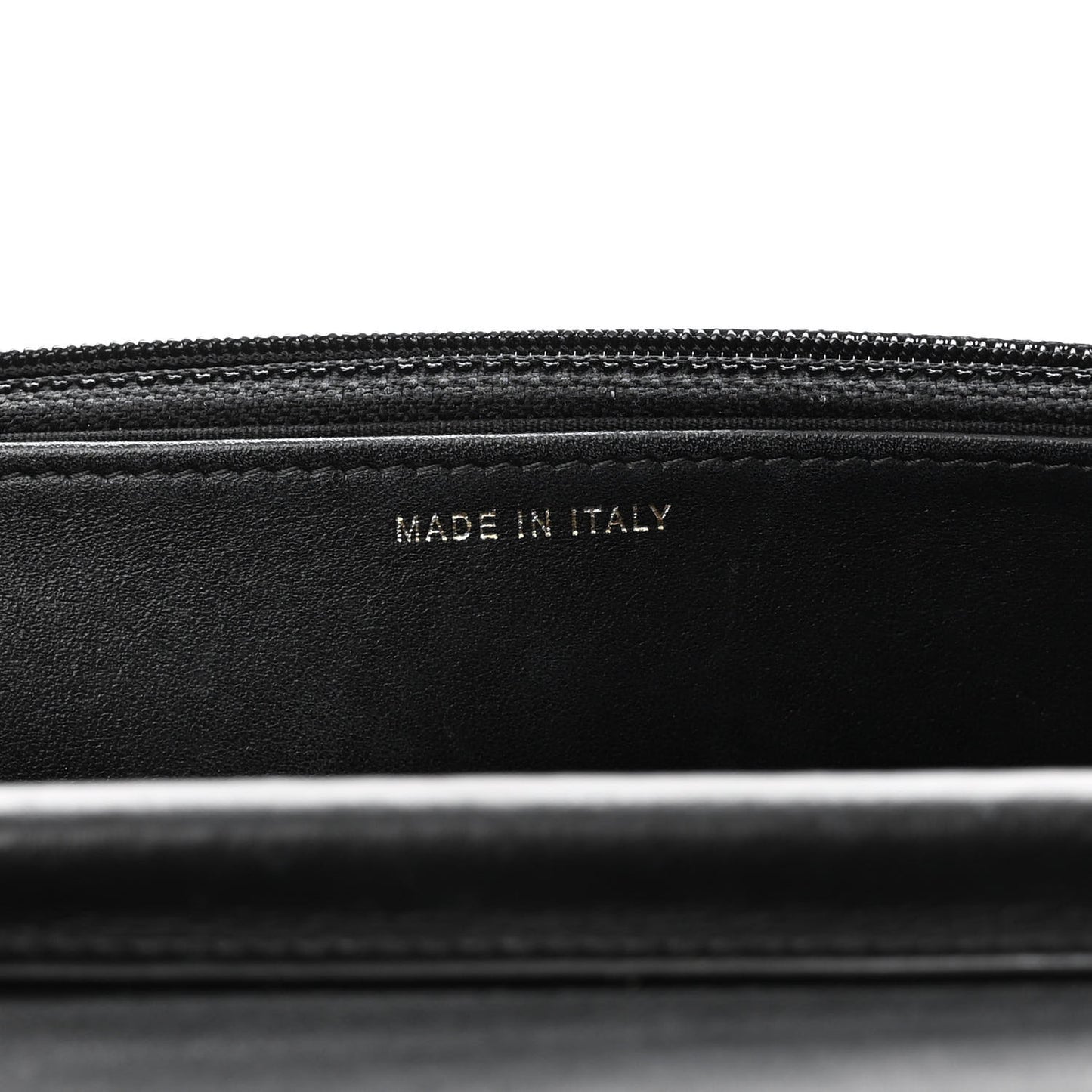 Caviar Quilted Boy Wallet On Chain WOC Black