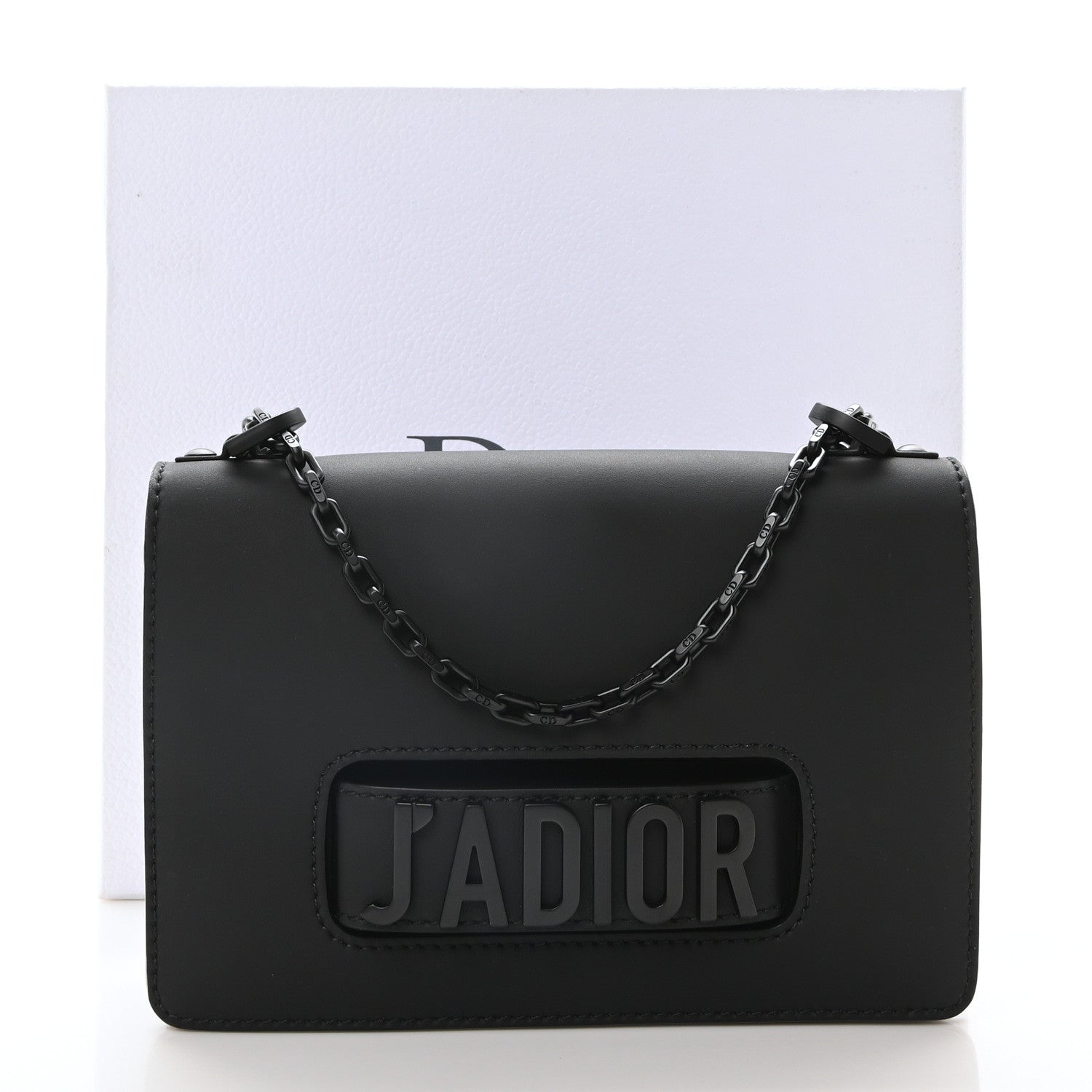 Christian Dior Ultra Matte Calfskin J'Adior Chain Flap Bag Black 10 of 10