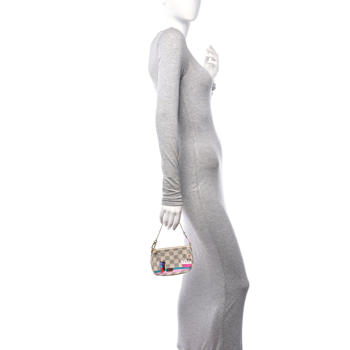 Damier Azur 2016 Christmas Animation Mini Pochette Accessories
