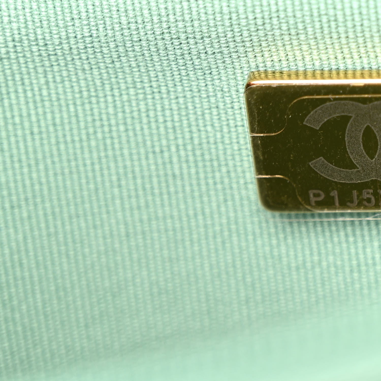 Chanel Caviar Quilted Wallet on Chain WOC Light Green 7 of 11